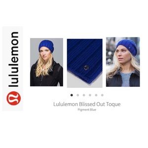 Lululemon Blissed Out Toque/Beanie. Cobalt/Pigment Blue